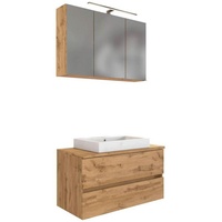 Held Badezimmer Pienza mit LED 3-türig ca. 100 cm