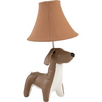 Happy lamps LED-Tischleuchte Waldi der Dackel Leder