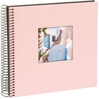 Goldbuch Spiralalbum 12722 Bella Vista 20x20cm schwarze Seiten rosé