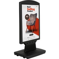 Update displays Kundenstopper WindSign FLEX schwarz DIN A1 2