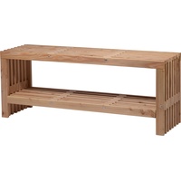 Dobar Gartenbank Freja mit Kaminholzfach