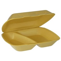 Starpak 200 STARPAK Einweg-Menüschalen 24,3 x 20,8 cm
