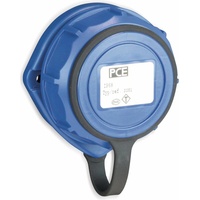 PCE 20351-9b Schutzkontakt-Anbausteckdose oval mit Deckelband IP66/68