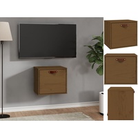 VidaXL Wandschrank Honigbraun 40x30x35 cm Massivholz Kiefer