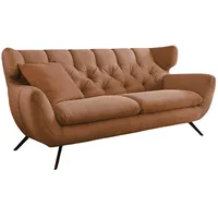 KAWOLA 2-Sitzer Charme Cord rost