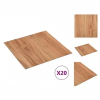 VidaXL PVC-Fliesen Selbstklebend 20 Stk. 1,86 m2 Holz-Optik