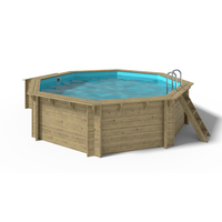 OKU Obermaier GmbH OKU Holzpool EMOTION-FUN Rund, Optionales Zubehör: