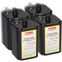 NISSEN 4x Nissen 4R25 Premium 800 - 6V 7-9Ah
