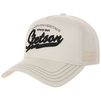Stetson Trucker Cap Snapback Baumwolle Cremeweiß One Size (55-59
