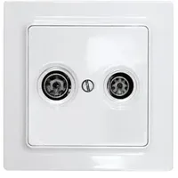 Eltako TV/RF/SAT-Abdeckung TV55E/2-pg