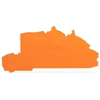 WAGO Abschluss- und Zwischenplatte 2203-7692 orange 0,8mm V0