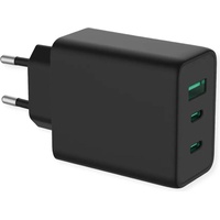 Value USB Charger mit Euro-Stecker, (65 W), USB Ladegerät,
