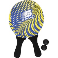 Sunflex Neopren Beachball Set Splash blau Tennisspiel Funsport Wasserspiel