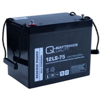 Q-Batteries 12LS-75 12V 75Ah Blei Akku Standard-Typ AGM 10