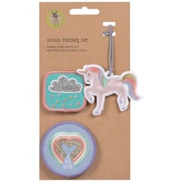 Lässig Patches Set Unicorn glitter