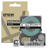 Epson LK-5TBJ schwarz auf matt transparent 18mm x 9m