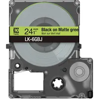 Epson LK-5GBJ schwarz auf matt grün 18mm x 9m