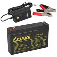 KungLong AGM BLEI AKKU BATTERIE 6V 7Ah kompatibel für