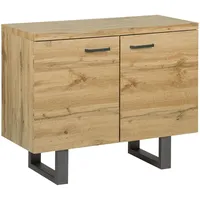 Beliani Beliani, Sideboard, Timber Hellbraun,