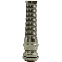 TRU Components HX-NZM12 Kabelverschraubung mit Zugentlastung M12 Messing Messing