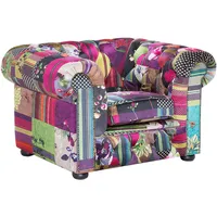 Beliani Sessel Violett