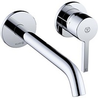 Kludi Nova Fonte Pura Unterputz-Waschtisch-Zweiloch-Wand-Einhandmischer, Ausladung 220mm, 202450515