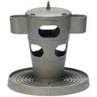 Beeztees Snackturm, Hühnerzubehör, Futterspender für Hühner, Snackturm 30x30x32,5 cm