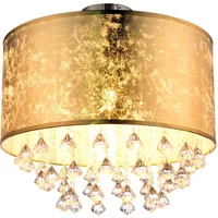GLOBO Kronleuchter 1 E27 rund gold