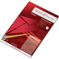 MAILmedia Mailmedia, Versandtaschen Offset, weiß C4, mit Fenster, haftklebend,