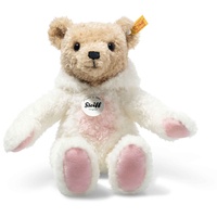 Steiff 114052 Hoodie-Teddybär Hase Plüsch, weiß/beige, 27 cm