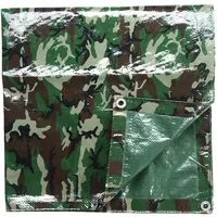 Mil-Tec Abdeckplane woodland 190 x 300 cm grün