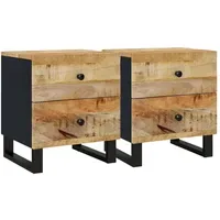 VidaXL Nachtschrank 40 x 33 x 46 cm Mango