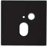 ISOLED Cover Aluminium eckig schwarz, für Wandeinbauleuchte Sys-Wall68 mit