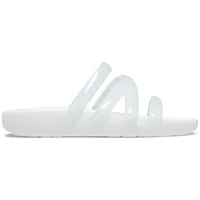 Crocs Splash Glossy Strappy Holzschuhe White 39-40