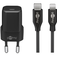 Goobay 61083 Ladegerät für Mobilgeräte Schwarz