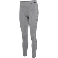 Hummel Leggings Hmlci Seamless Mw Scrunch Damen Tights, grau