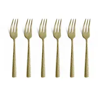 Amefa FELICITY Kuchengabel Set, Edelstahl 18/0, 6-teilig