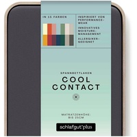 Schlafgut »Cool Contact«, 100% gekämmte Mikrofaser grau