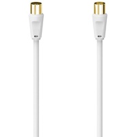 Hama Antennen-Kabel Koax-Stecker - Koax-Kupplung, vergoldet 3 m, 100