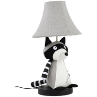 Happy lamps LED-Tischleuchte Ben der Waschbär Stoff
