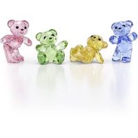 Swarovski Kris Bär 30. Jubiläumsset, Ornamente mit Strahlenden, Bunten