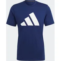 Adidas Train Essentials Feelready Logo Training T-Shirt Dark Blue