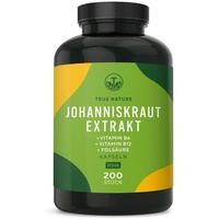 True Nature Johanniskraut Extrakt + B-Vitamine Kapseln 200 St.