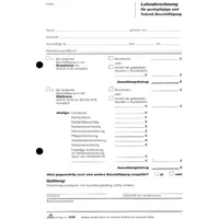 RNK Arbeitsvertrag 518 geringfügig und Teilzeit-Beschäftigte, 2 x 2