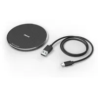 Hama 201683 Wireless Charger "QI-FC10", 10 W, kabelloses Smartphone-Ladepad,