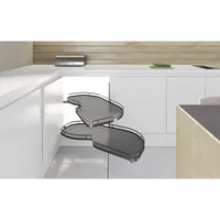Grimme Le Mans II Eckschrank-Schwenkauszug Anthrazit 600 rechts