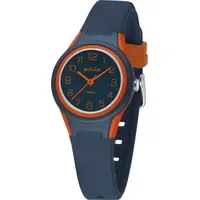 Sinar XB-47-12 10 mm Analog blau Silikonarmband orange onesize