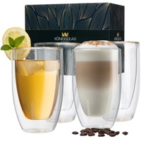 Königsglas Macchiato, Latte Macchiato-Gläser by Heidenfeld, 300 ml, Set,
