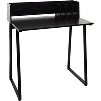 MCW Schreibtisch HWC-K69, Laptoptisch Bürotisch, 82x51cm 3D-Struktur, Metall MDF