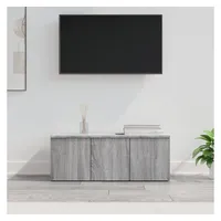 VidaXL TV-Schrank Grau Sonoma 80x34x30 cm Holzwerkstoff